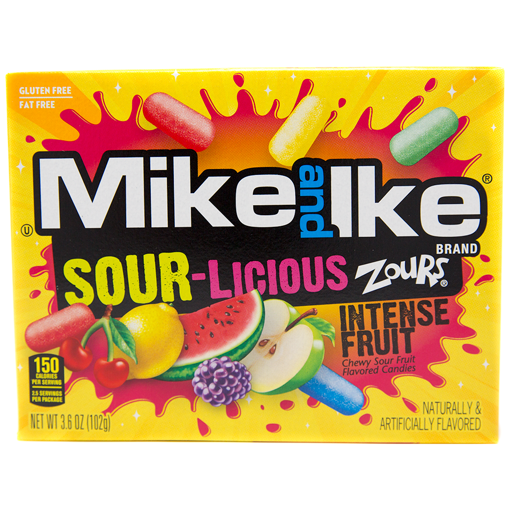 Mike And Ike Sour-Licious Zours 102g