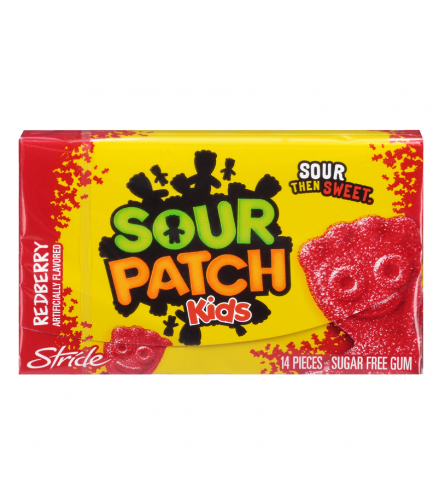 Stride Sour Patch Gum Redberry 26g 