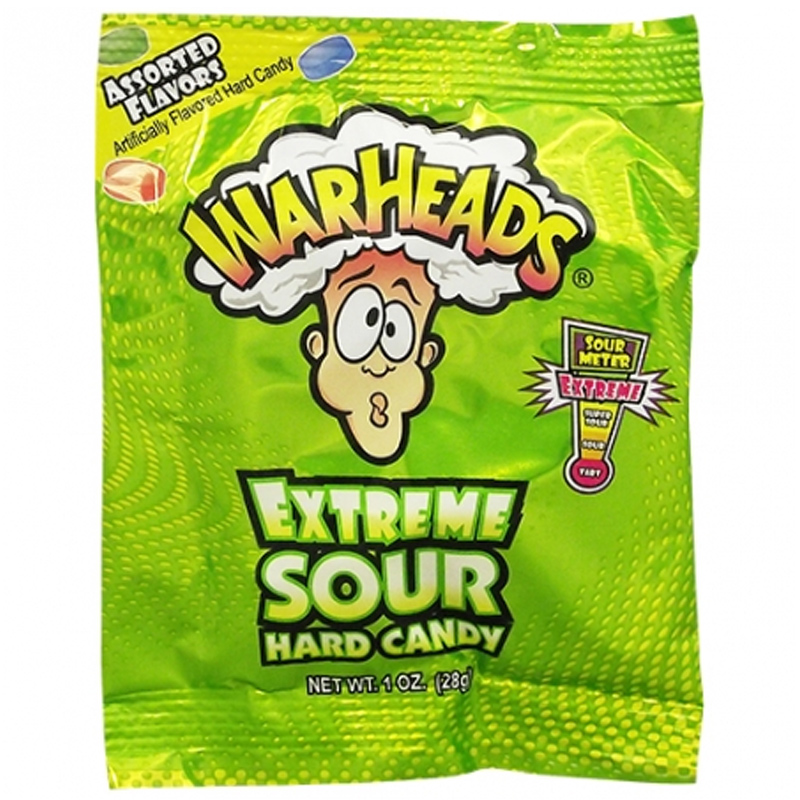 Warheads Sour Hard Candy 28g